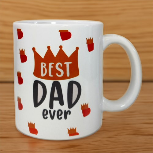 Best Dad Ever Mug Printed Mug for Dad Ceramic Mugs for Coffee and Tea Cups