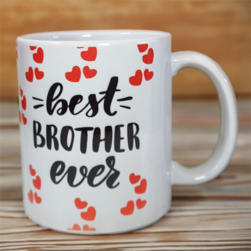 Best Brother Ever Mug Printed Mug for Brother Ceramic Mugs for Coffee and Tea Cups