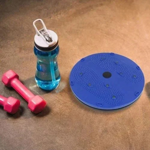 Acupressure Tummy Twister Fat to Fit Rotating Machine for Men and Women Big Disc Pyramid & Magnetic Treatment Therapy Body Fitness Fat Cutter